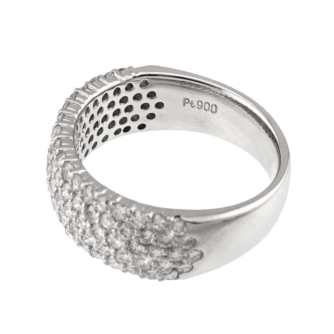 DIAMOND RING PT PLATINUM - 4