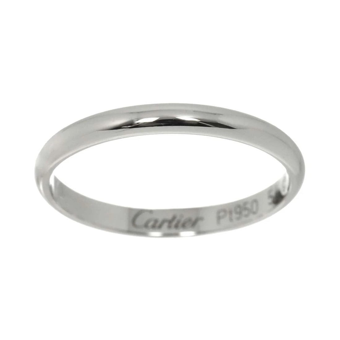 CARTIER CLASSIC RING PLATINUM - 2