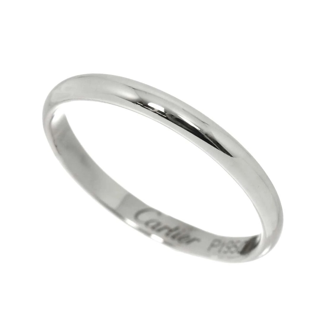 CARTIER CLASSIC RING PLATINUM - 3