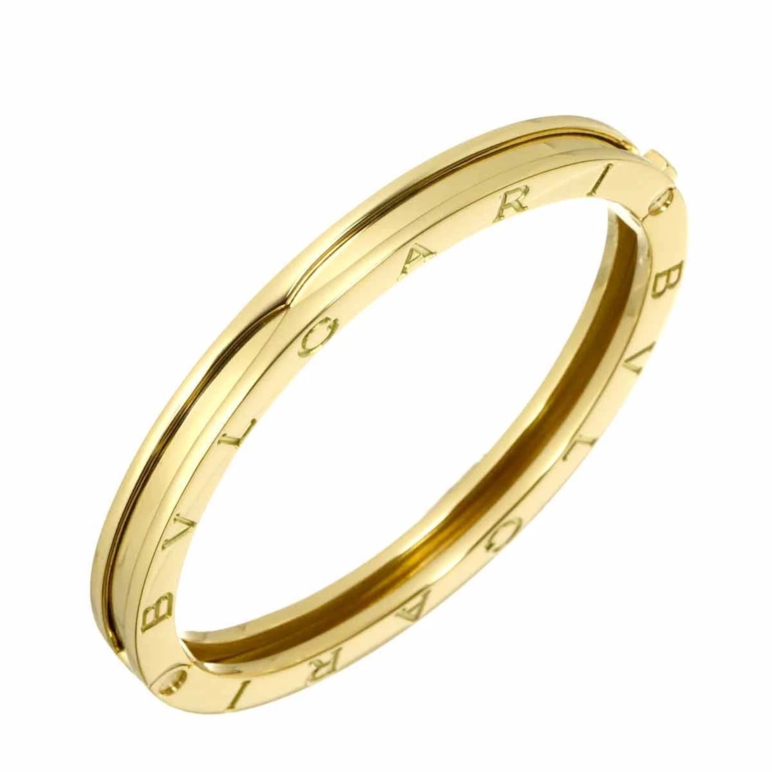 BVLGARI B-ZERO1 BRACELET 18K YG YELLOW GOLD: BVLGARI B-ZERO1 Bracelet 18K YG Yellow Gold Brand: BVLGARI Type: Bracelet Material: 750 Yellow gold, Color: Gold Size: Inner circumference. 6.9inch Width:(max.) 6.8mm Accessories: None