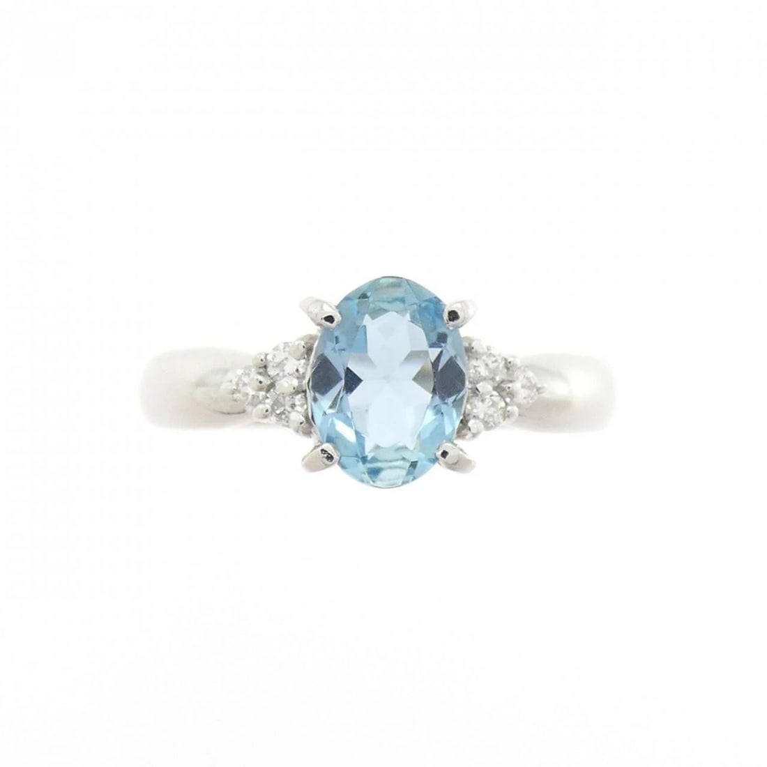 PT900 AQUAMARINE RING - 2