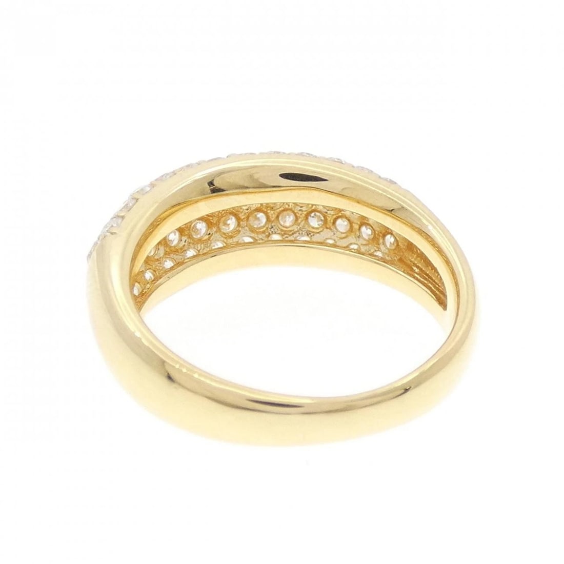 K18YG DIAMOND RING - 3