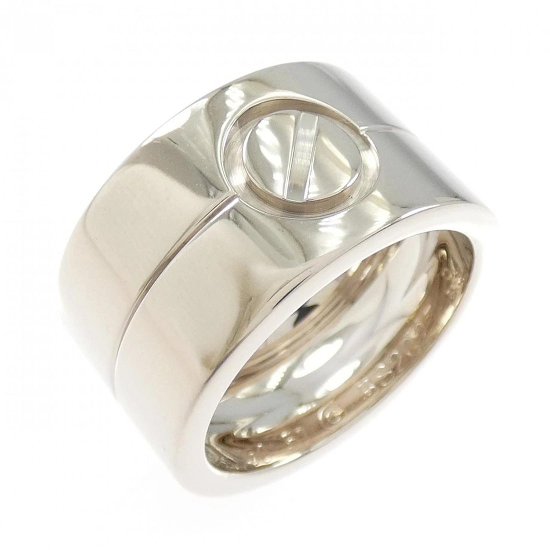 CARTIER HIGH LOVE RING: Cartier High Love Ring Brand: Cartier Type: Ring Material: 750 White Gold, Color: White Gold Size: 6 (US size) Accessories: None Accessories Notice: When purchasing pre-owned goods, please