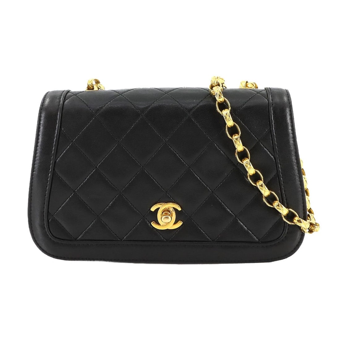 CHANEL MATELASSE BIJOU CHAIN SHOULDER BAG LEATHER SHOULDER BAG: CHANEL Matelasse Bijou Chain Shoulder Bag Leather Shoulder Bag Brand: CHANEL Type: Shoulder Bag Material: Leather Color: Black Size: W 7.09 inch, H 4.72 inch, D 2.17 inch Shoulder 40.9inch (104cm)