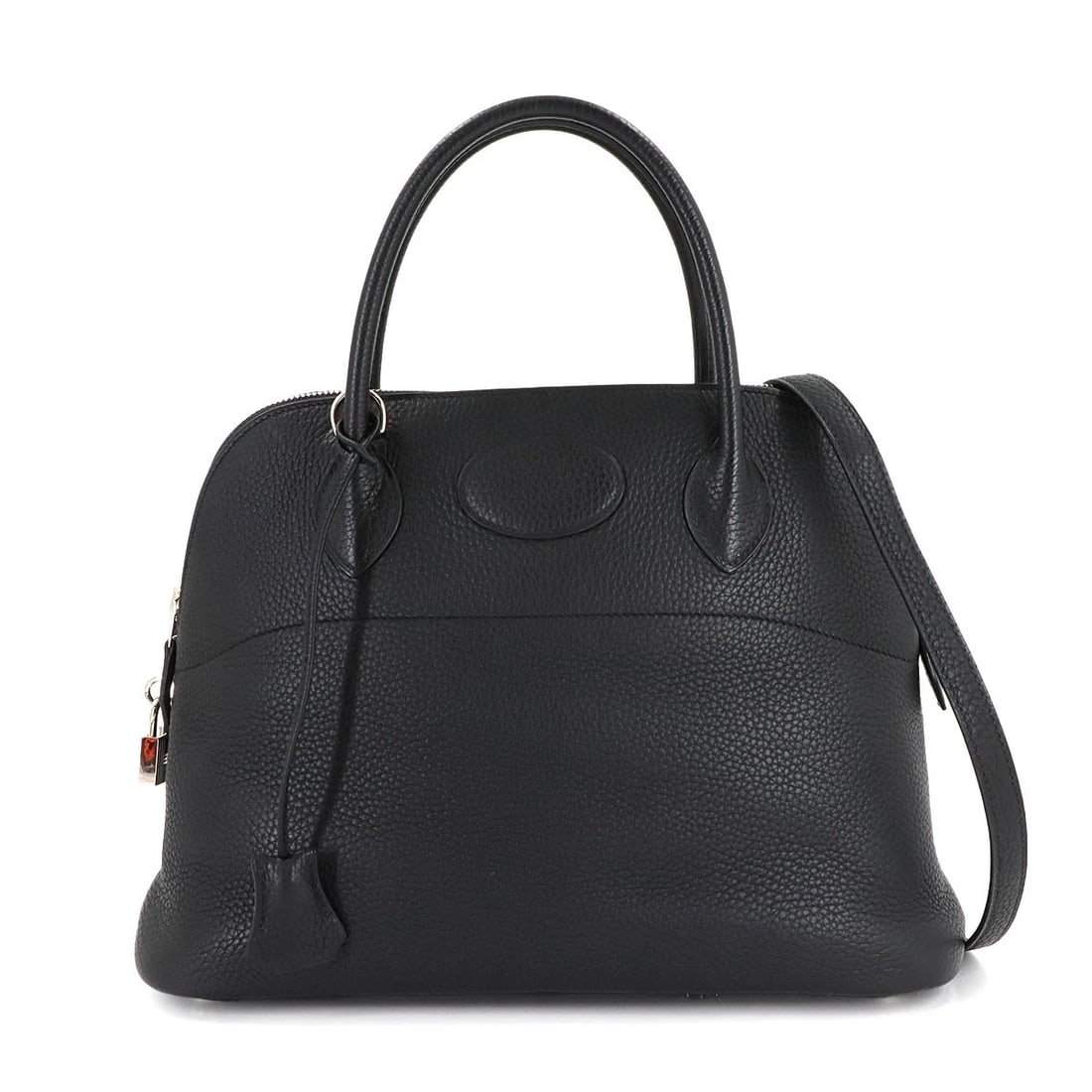 HERMES BOLIDE 31 2WAY HAND SHOULDER BAG TAURILLON CLEMENCE BLACK HAND BAG / SHOULDER BAG (1 of 6)
