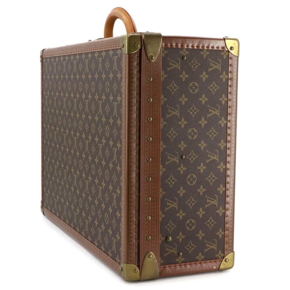 LOUIS VUITTON MONOGRAM ALZER 60 TRUNK TRAVEL CASE BAG TRUNK CASE - 3