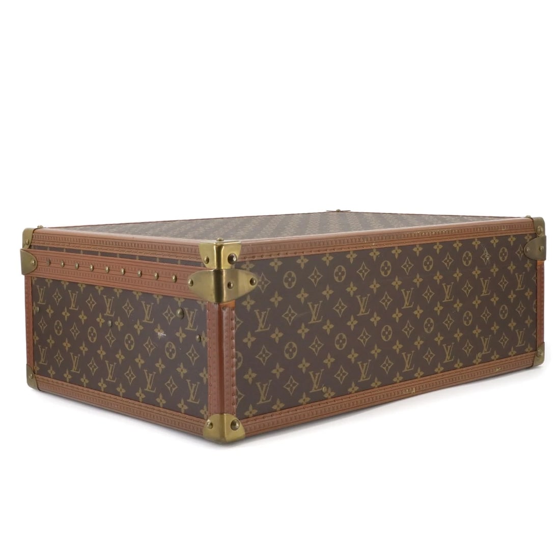 LOUIS VUITTON MONOGRAM ALZER 60 TRUNK TRAVEL CASE BAG TRUNK CASE - 4