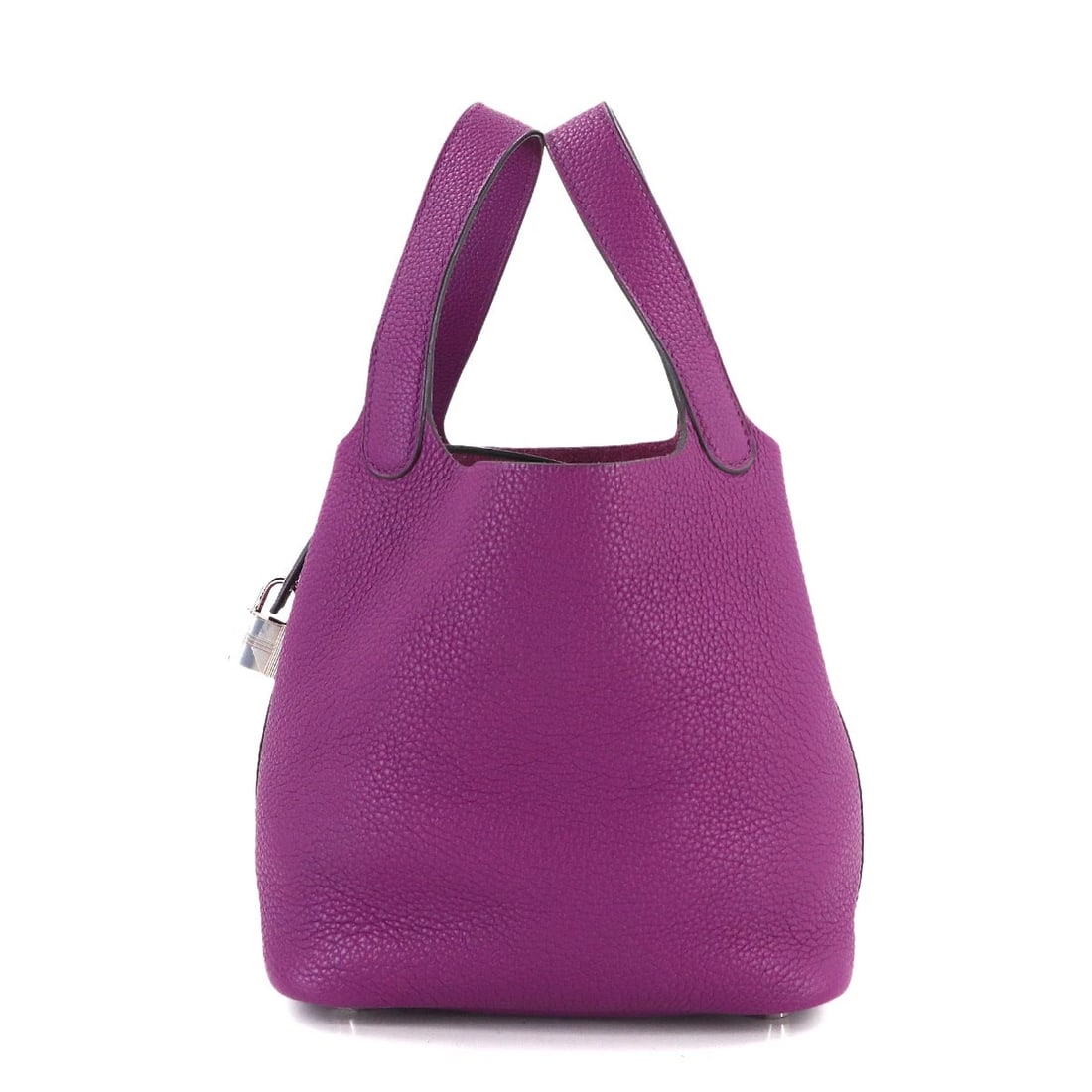 HERMES PICOTIN LOCK PM 18 HAND BAG TAURILLON CLEMENCE HAND BAG: HERMES Picotin Lock PM 18 Hand Bag Taurillon Clemence Hand Bag Brand: HERMES Type: Hand Bag Material: Taurillon Clemence Color: Anemone Size: W 7.28 inch, H 7.28 inch, D 5.31 inchHandle10.6inch (2