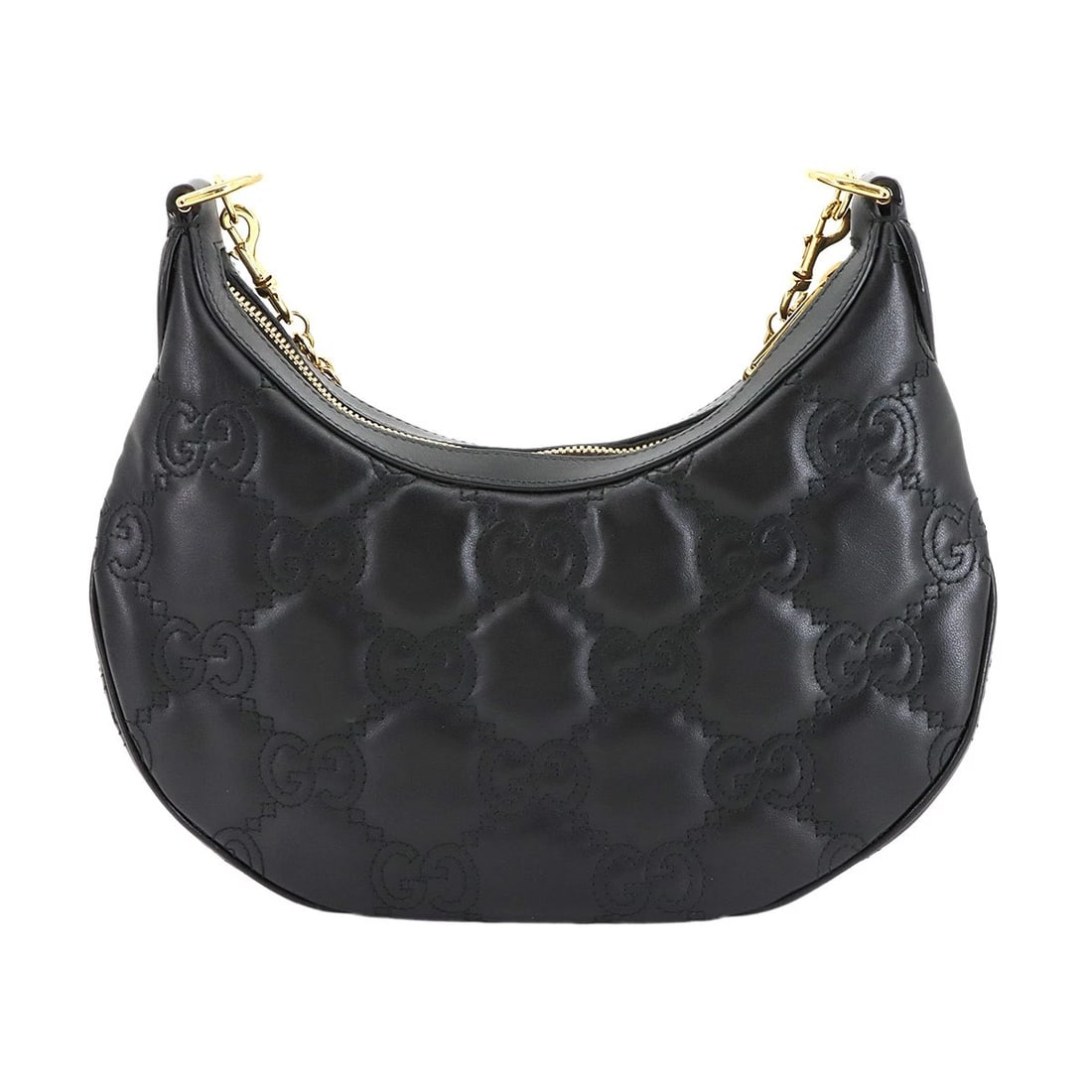 GUCCI GG MATELASS SHOULDER BAG LEATHER BLACK SHOULDER BAG (1 of 4)