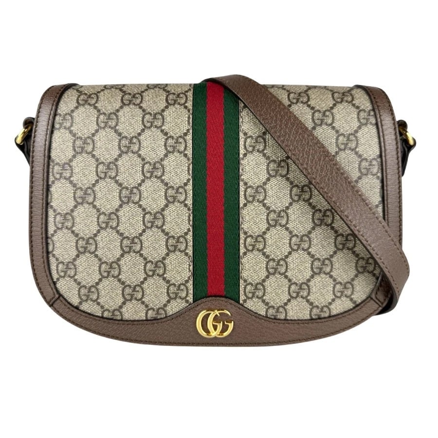 GUCCI GG SUPREME OPHIDIA SHOULDER BAG (1 of 11)