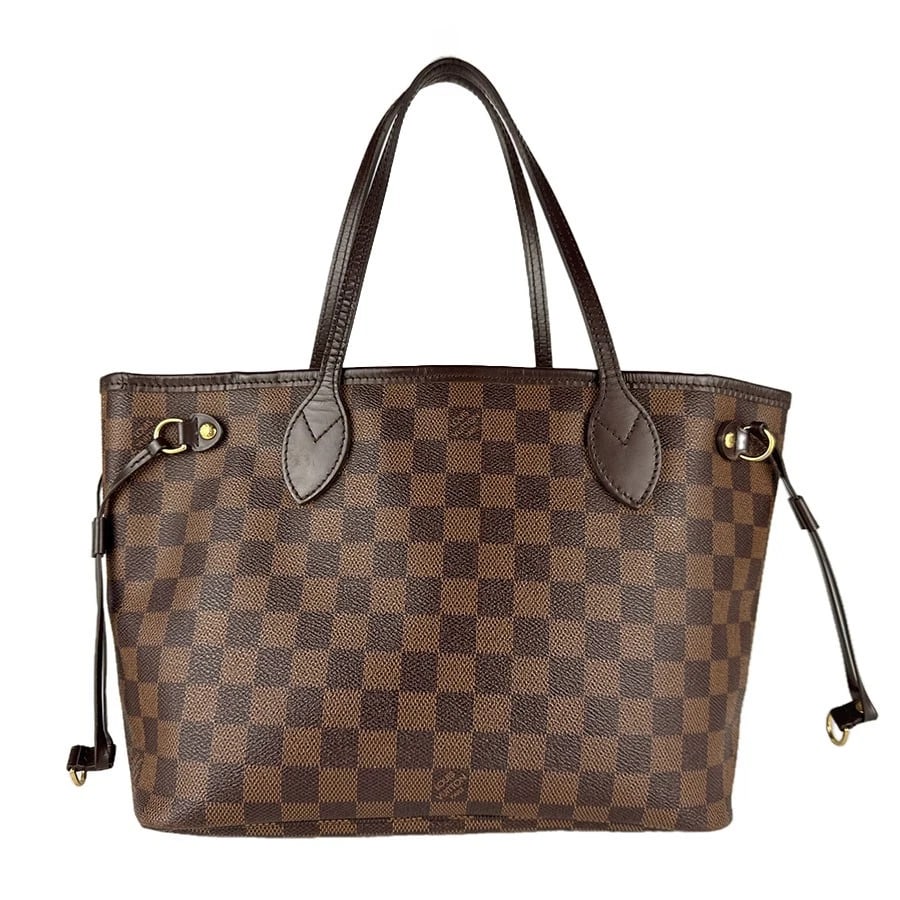 LOUIS VUITTON DAMIER EBENE NEVERFULL PM TOTE BAG TOTE BAG (1 of 10)