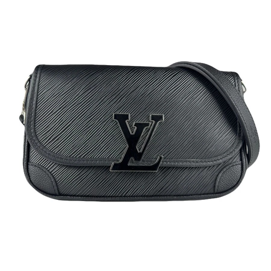 LOUIS VUITTON EPI BUCI NM SHOULDER BAG: LOUIS VUITTON Epi Buci NM Shoulder Bag Brand: LOUIS VUITTON Type: Shoulder Bag Material: Epi Leather Color: Noir Size: W:9.4inx H:5.9inx D:3.5in Shoulder Length: 32.3in Accessories: None