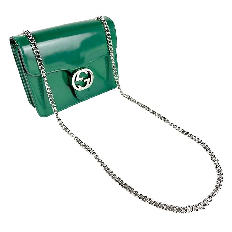 GUCCI INTERLOCKING G CHAIN SHOULDER BAG - 10