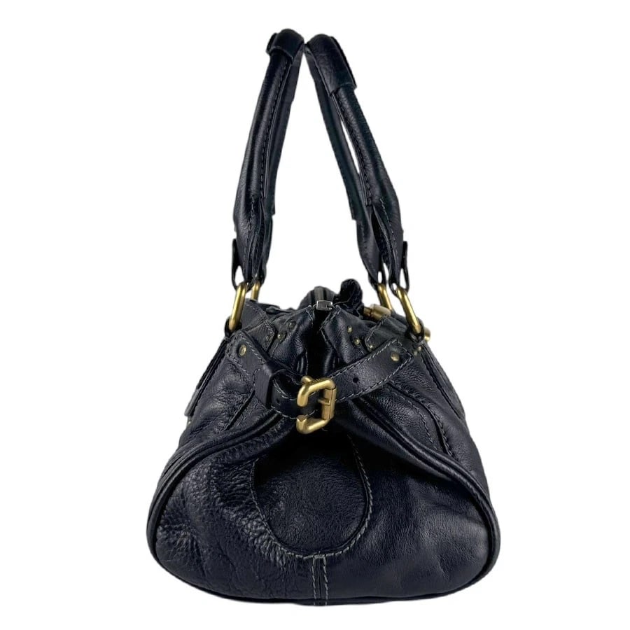 CHLOE PADDINGTON HANDBAG BLACK LEATHER HANDBAG - 2