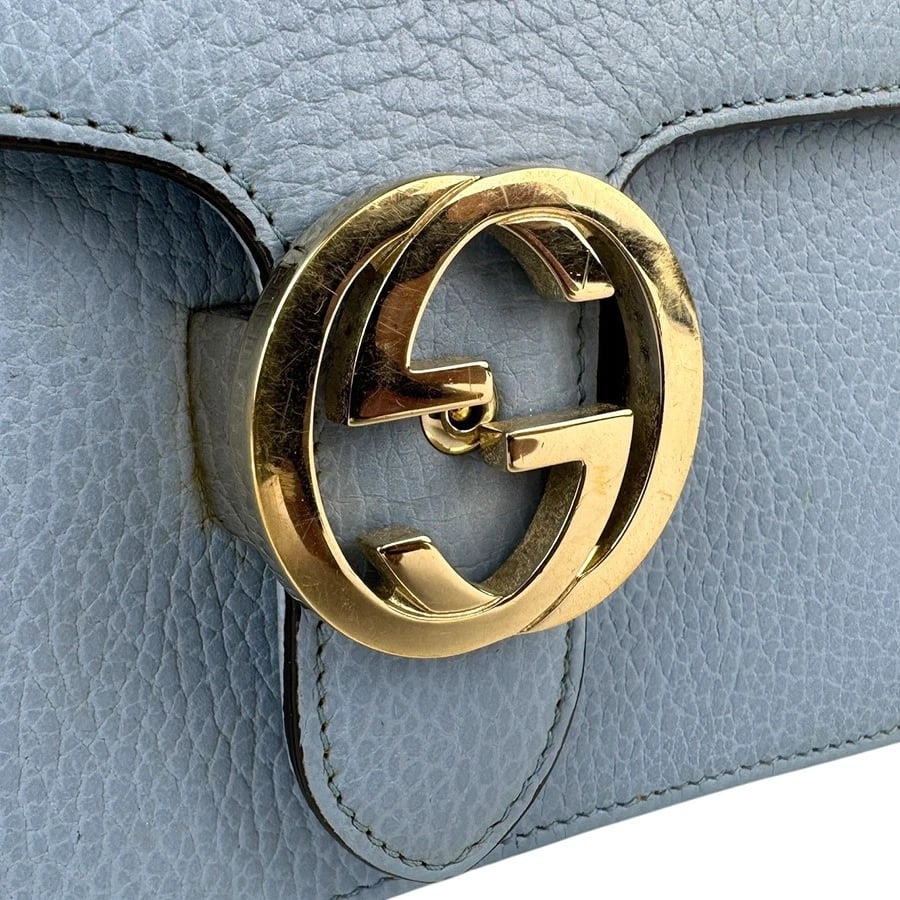 GUCCI INTERLOCKING G CHAIN SHOULDER BAG - 10