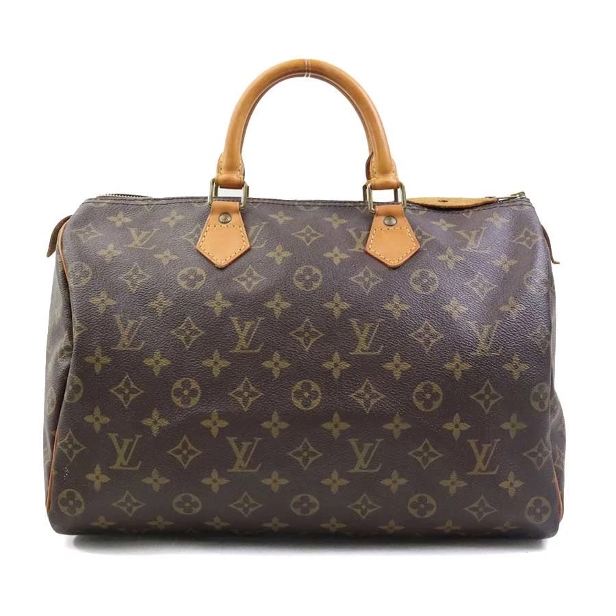 LOUIS VUITTON MONOGRAM SPEEDY 35 HANDBAG BOSTON BAG HANDBAG (1 of 12)
