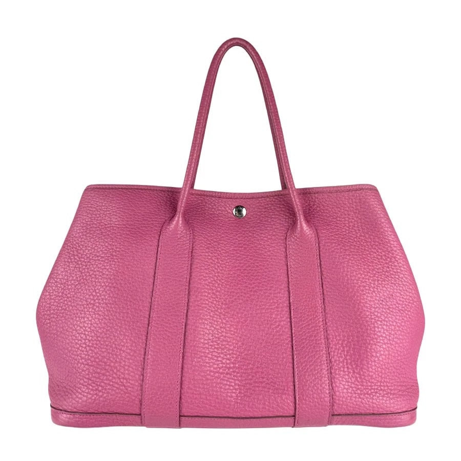 HERMES GARDEN PARTY PM 36 HANDBAG TOTE BAG HANDBAG: HERMES Garden Party PM 36 Handbag Tote Bag Handbag Brand: HERMES Type: Handbag Material: Negonda Color: Tosca Size: W:14.2inx H:10.2inx D:7.1in Shoulder Length: 17.7in Accessories: None