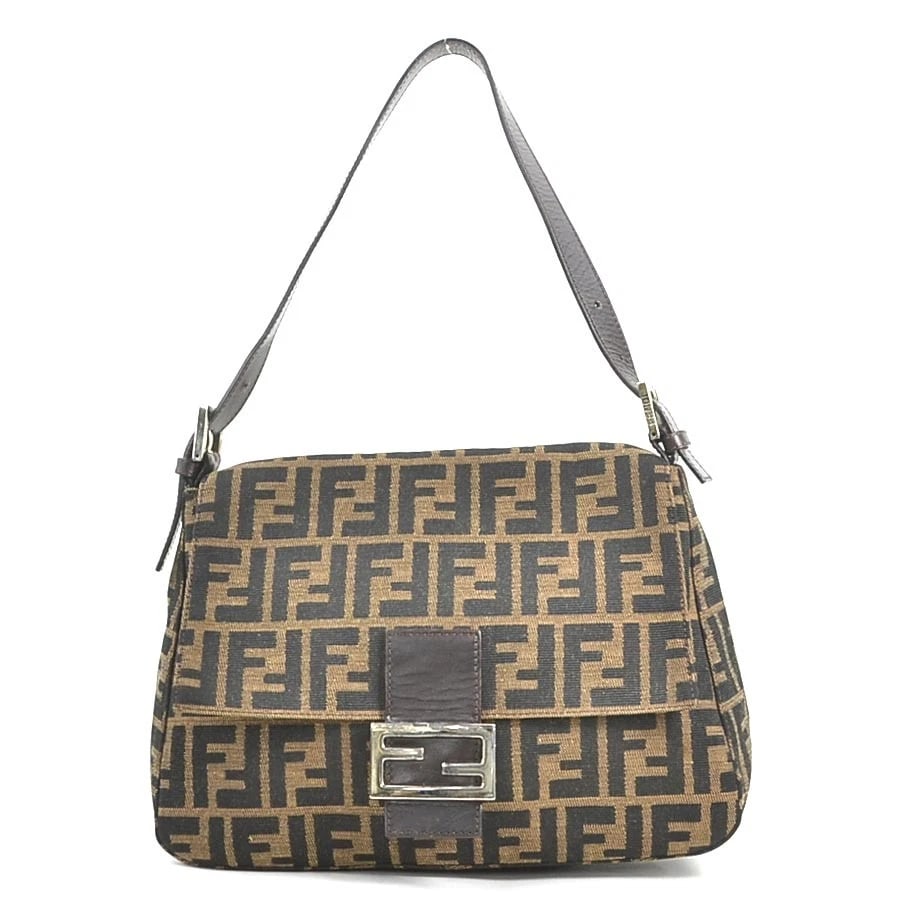 FENDI ZUCCA MAMMA BAGUETTE SHOULDER BAG (1 of 11)