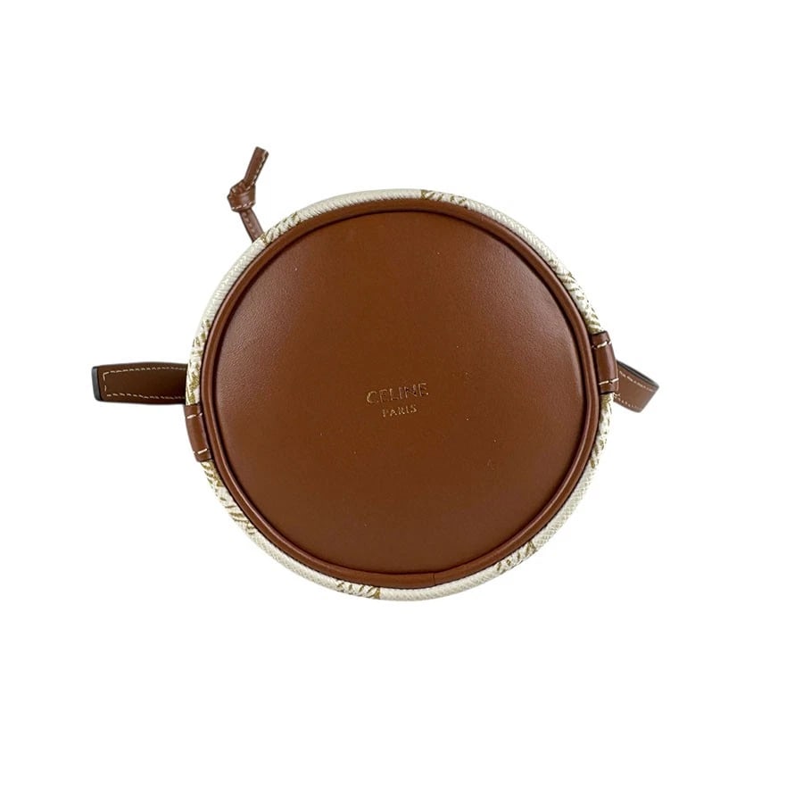 CELINE TRIOMPHE SMALL DRAWSTRING BAG SHOULDER BAG - 4