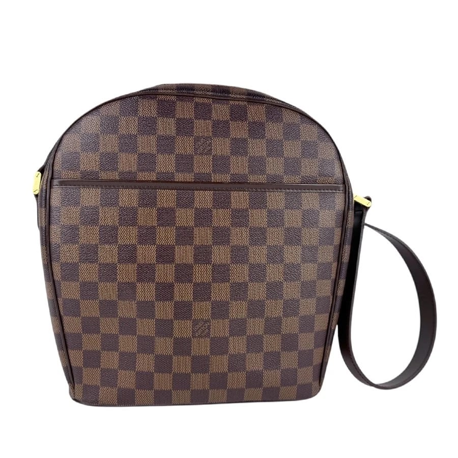 LOUIS VUITTON DAMIER EBENE IPANEMA GM SHOULDER BAG (1 of 12)
