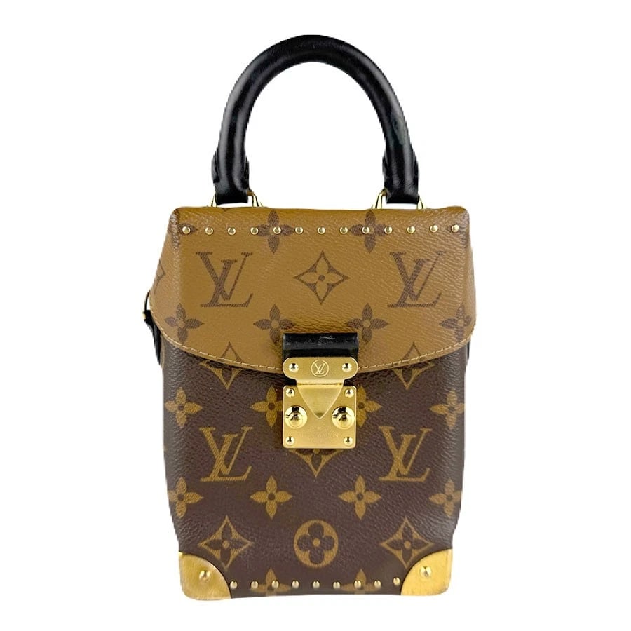 LOUIS VUITTON MONOGRAM REVERSE CAMERA BOX SHOULDER BAG HANDBAG SHOULDER BAG: LOUIS VUITTON Monogram Reverse Camera Box Shoulder Bag Handbag Shoulder Bag Brand: LOUIS VUITTON Type: Shoulder Bag Material: Monogram Reverse Color: Brown Size: W:4.7inx H:6.7inx D:2.4in Handle L
