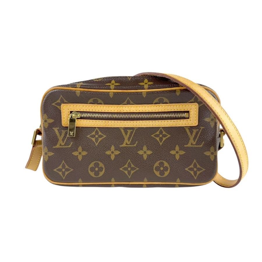 LOUIS VUITTON MONOGRAM POCHETTE CITE SHOULDER BAG BROWN SHOULDER BAG: LOUIS VUITTON Monogram Pochette Cite Shoulder Bag Brown Shoulder Bag Brand: LOUIS VUITTON Type: Shoulder Bag Material: Monogram canvas Color: Brown Size: W:7.9inx H:4.7inx D:2.4in Shoulder Length: