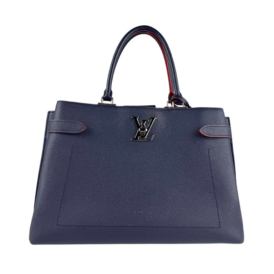 LOUIS VUITTON LOCKME DAY HANDBAG SHOULDER BAG MARINE ROUGE HANDBAG (1 of 11)