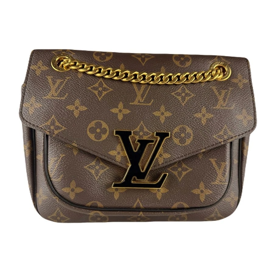 LOUIS VUITTON MONOGRAM PASSY SHOULDER BAG BROWN SHOULDER BAG: LOUIS VUITTON Monogram Passy Shoulder Bag Brown Shoulder Bag Brand: LOUIS VUITTON Type: Shoulder Bag Material: Monogram Canvas Color: Brown Size: W:8.3inx H:7.5inx D:3.1in Shoulder Length: 49.2in