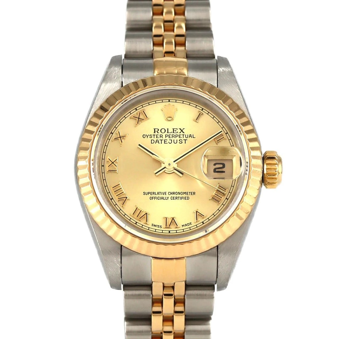 ROLEX DATEJUST SSXYG WATCH (1 of 5)