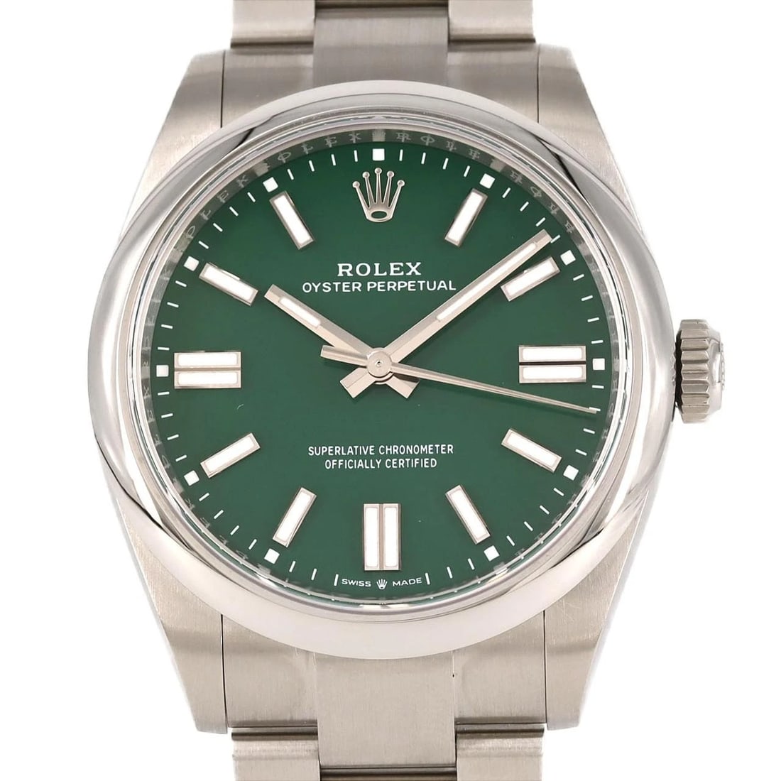 ROLEX OYSTER PERPETUAL SS WATCH (1 of 5)