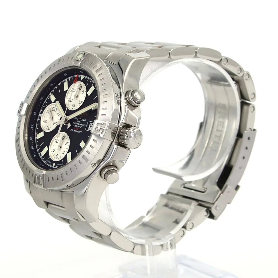 BREITLING CHRONOGRAPH SS WATCH - 2