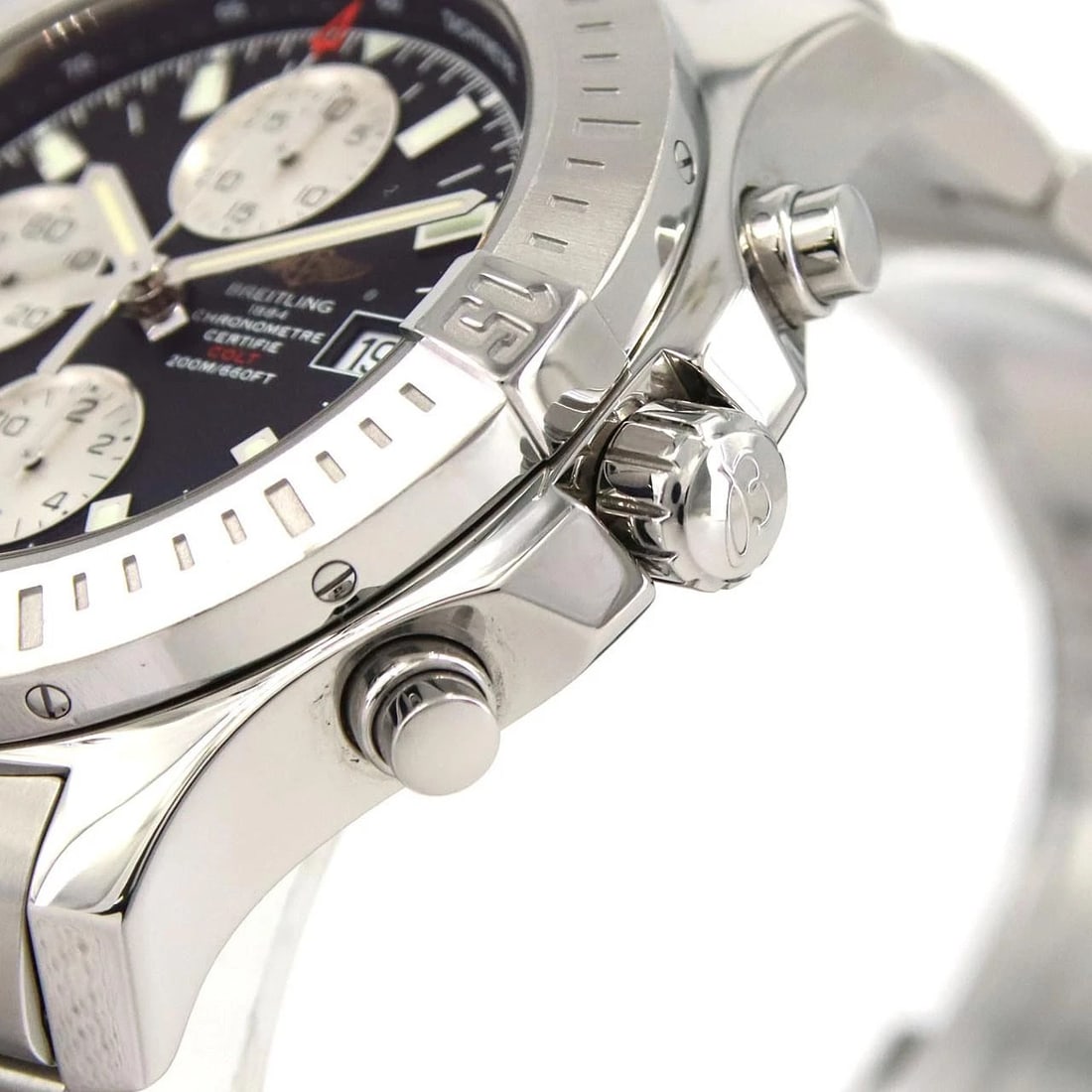 BREITLING CHRONOGRAPH SS WATCH - 4
