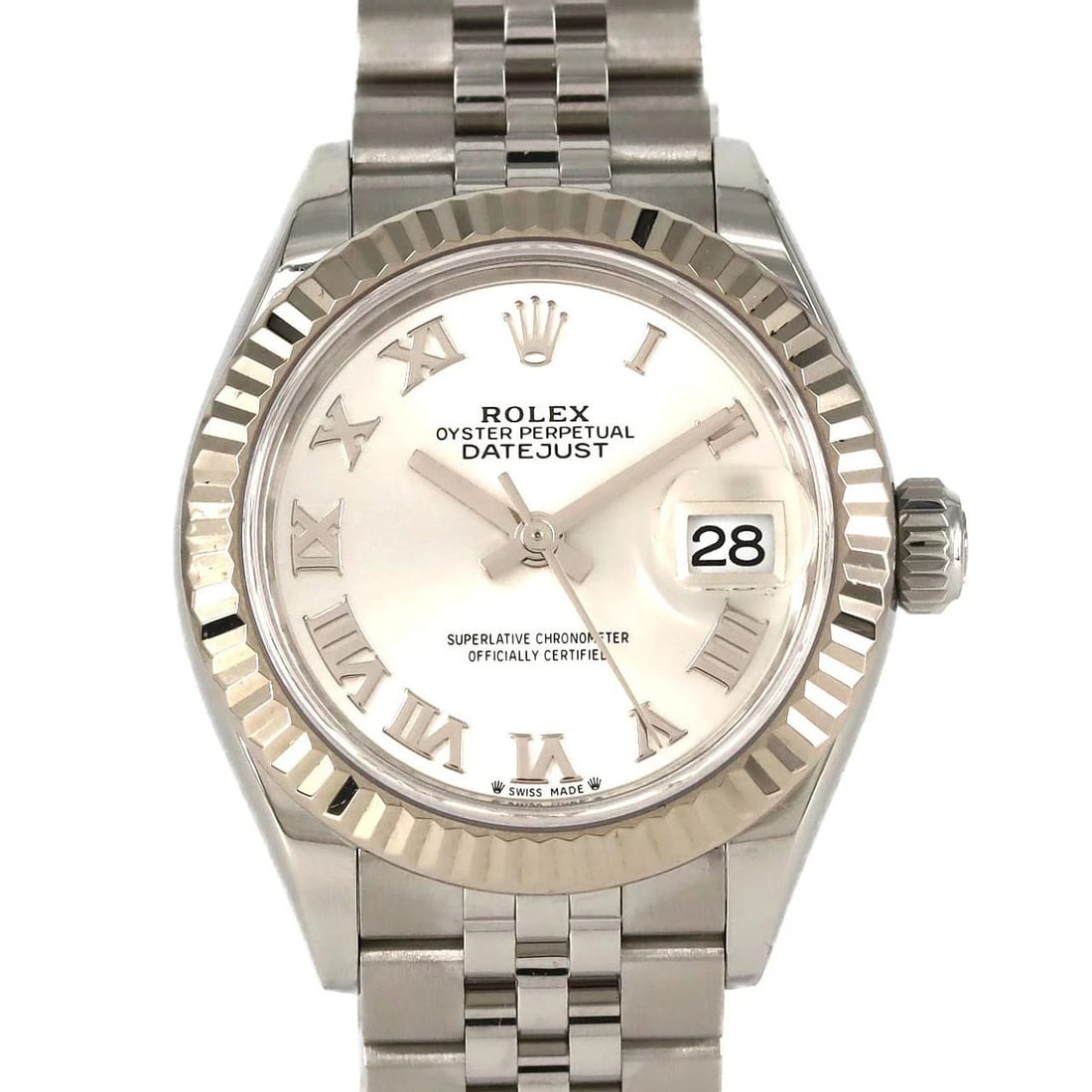 ROLEX DATEJUST SSXWG WATCH: Rolex Datejust SSxWG Watch Brand: ROLEX Type: Wrist watch Material: Case: Stainless steel x white gold Bracelet: Stainless steel Color: Dial color: Silver/Roman Size: Case diameter: Approx.