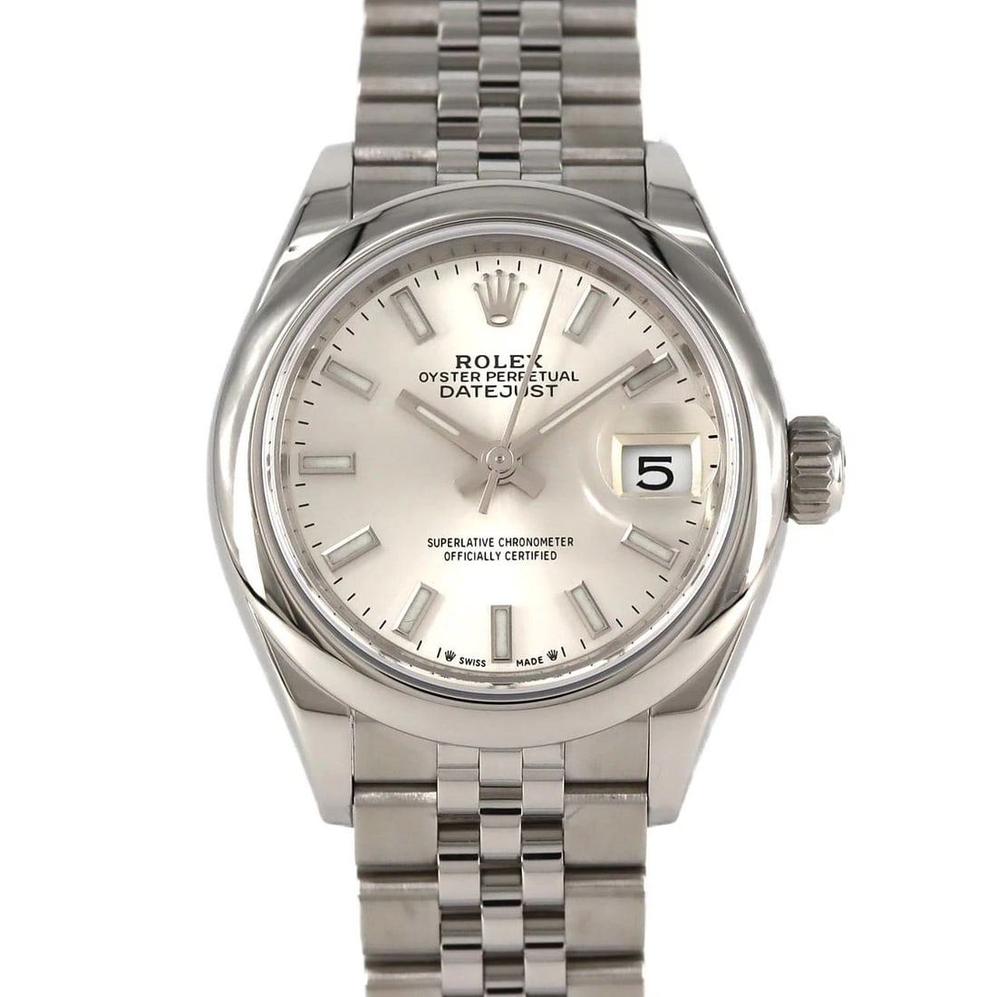 ROLEX DATEJUST STAINLESS STEEL WATCH: Rolex Datejust Stainless Steel Watch Brand: ROLEX Type: Wrist watch Material: Case: Stainless Steel Breath: Stainless Steel Color: Dial Color: Silver Size: Case diameter: Approx. 28mm Wrist