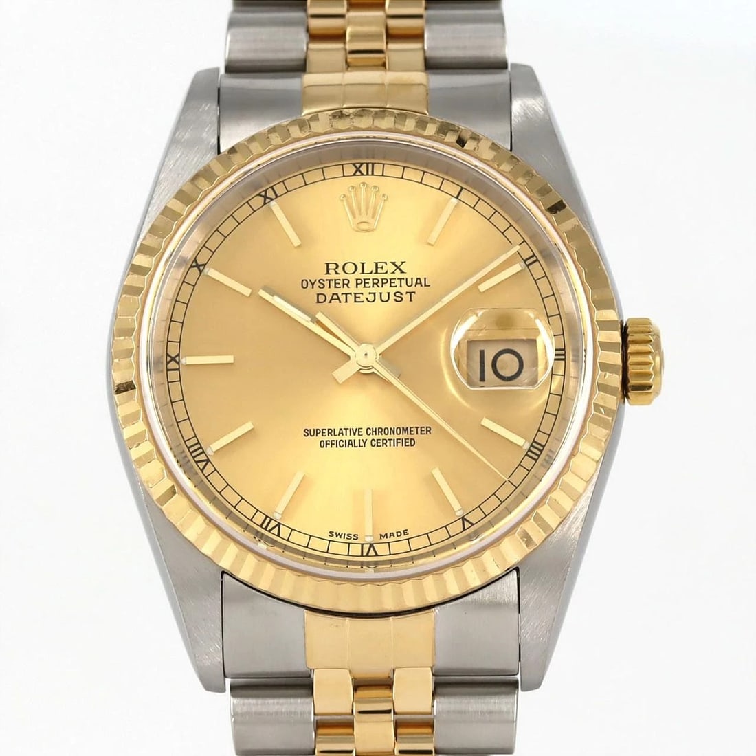 ROLEX DATEJUST SSXYG WATCH (1 of 5)