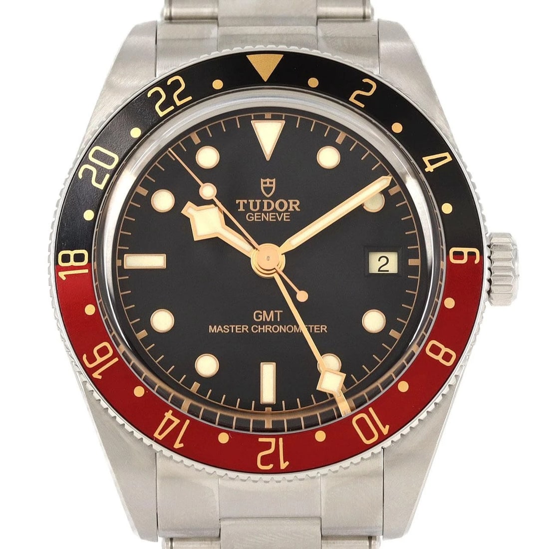 TUDOR BLACK SS WATCH: TUDOR Black SS Watch Brand: Tudor TUDOR Type: Wristwatch Material: Case: SST Bracelet: SST Color: Dial Colors: Black Size: Case diameter: 39mm Max Wrist size: 21cm Accessories: None