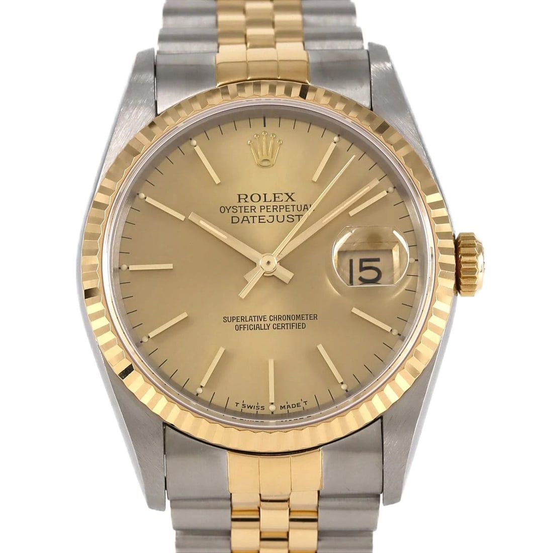ROLEX DATEJUST SSXYG WATCH (1 of 4)