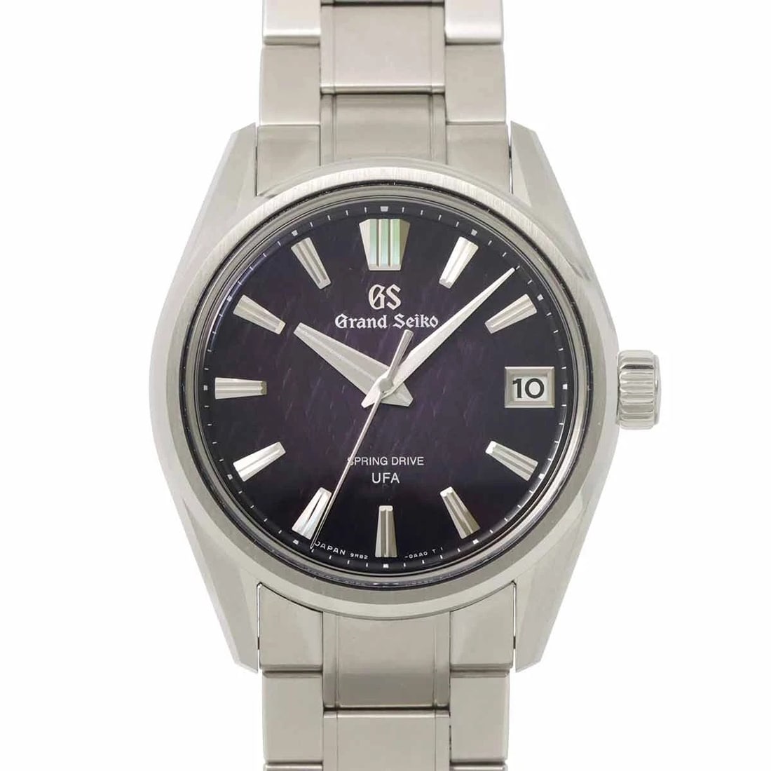 GRAND SEIKO SPRING VIOLET DIAL WATCH: Grand Seiko Spring Violet Dial Watch Brand: GRAND SEIKO Type: Wristwatch Material: Stainless steel Color: Violet Dial Size: Case Size Length 44mm(included lag) Width 37mm(not included crown)