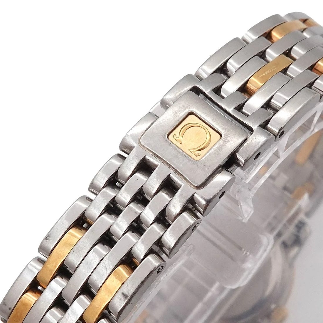 OMEGA DEVILLE YG DIAMOND BEZE WATCH - 3