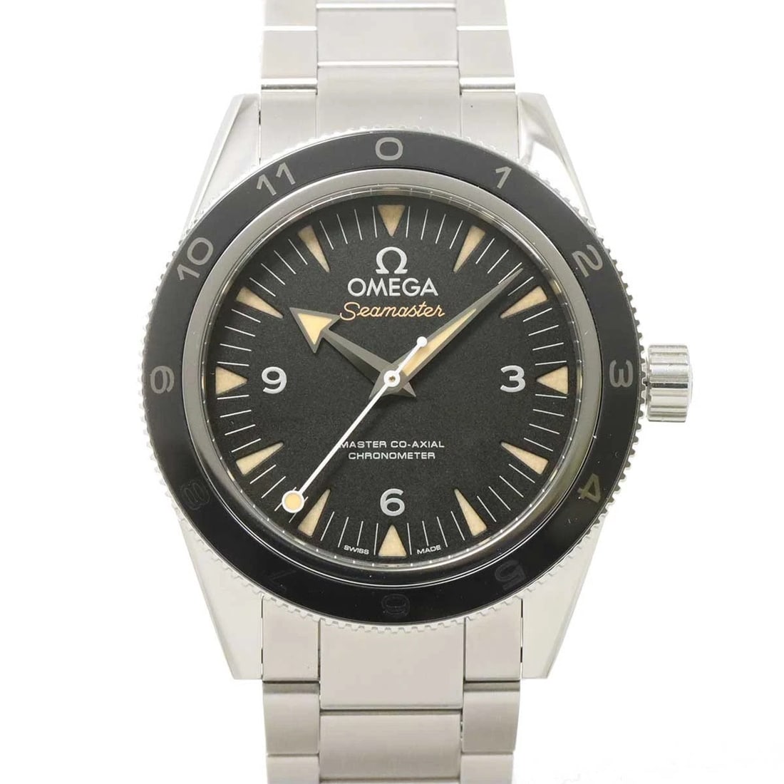 OMEGA SEAMASTER BLACK DIAL WATCH (1 of 2)