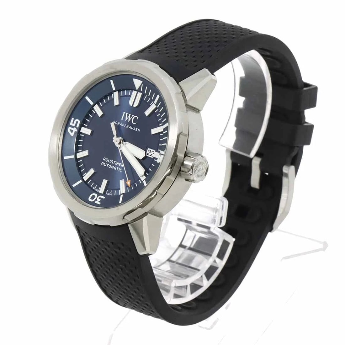 IWC AQUA TIMER BLUE DIAL WATCH - 2