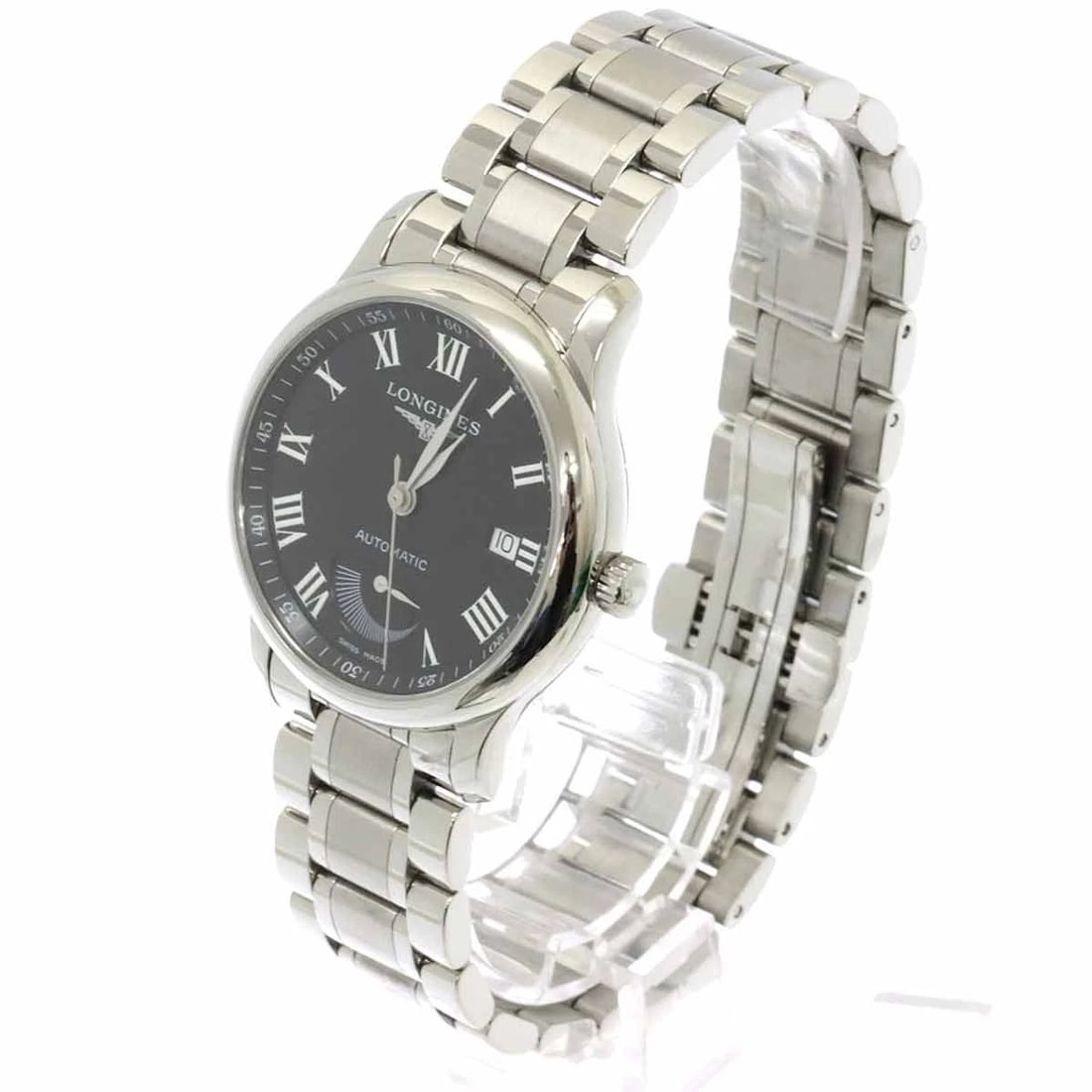 LONGINES MASTER BLACK DIAL WATCH - 2