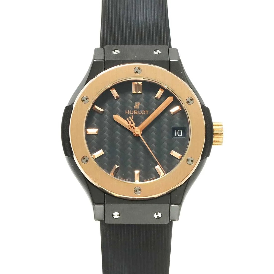 HUBLOT CLASSIQUE FUSION 750 PG BLACK DIAL WATCH (1 of 2)