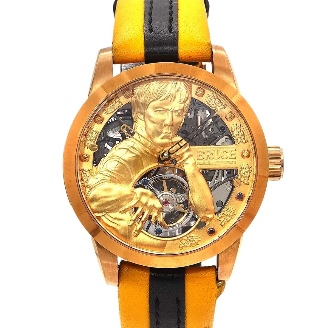 MEMORIGIN TOURBILLON WATCH: MEMORIGIN Tourbillon Watch Brand: MEMORIGIN Type: Wristwatch Material: Stainless steel,Leather Color: NONE Size: Case Size Length 51mm(included lag) Width 43mm(not included crown) Depth 14mm 
