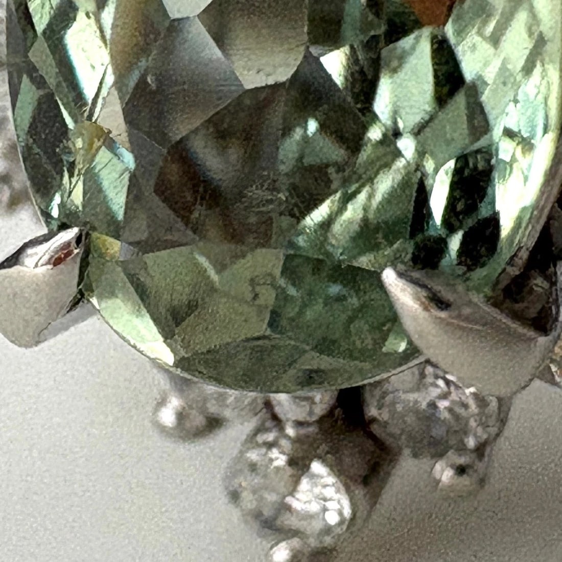 ALEXANDRITE DESIGN RING PLATINUM RING - 2