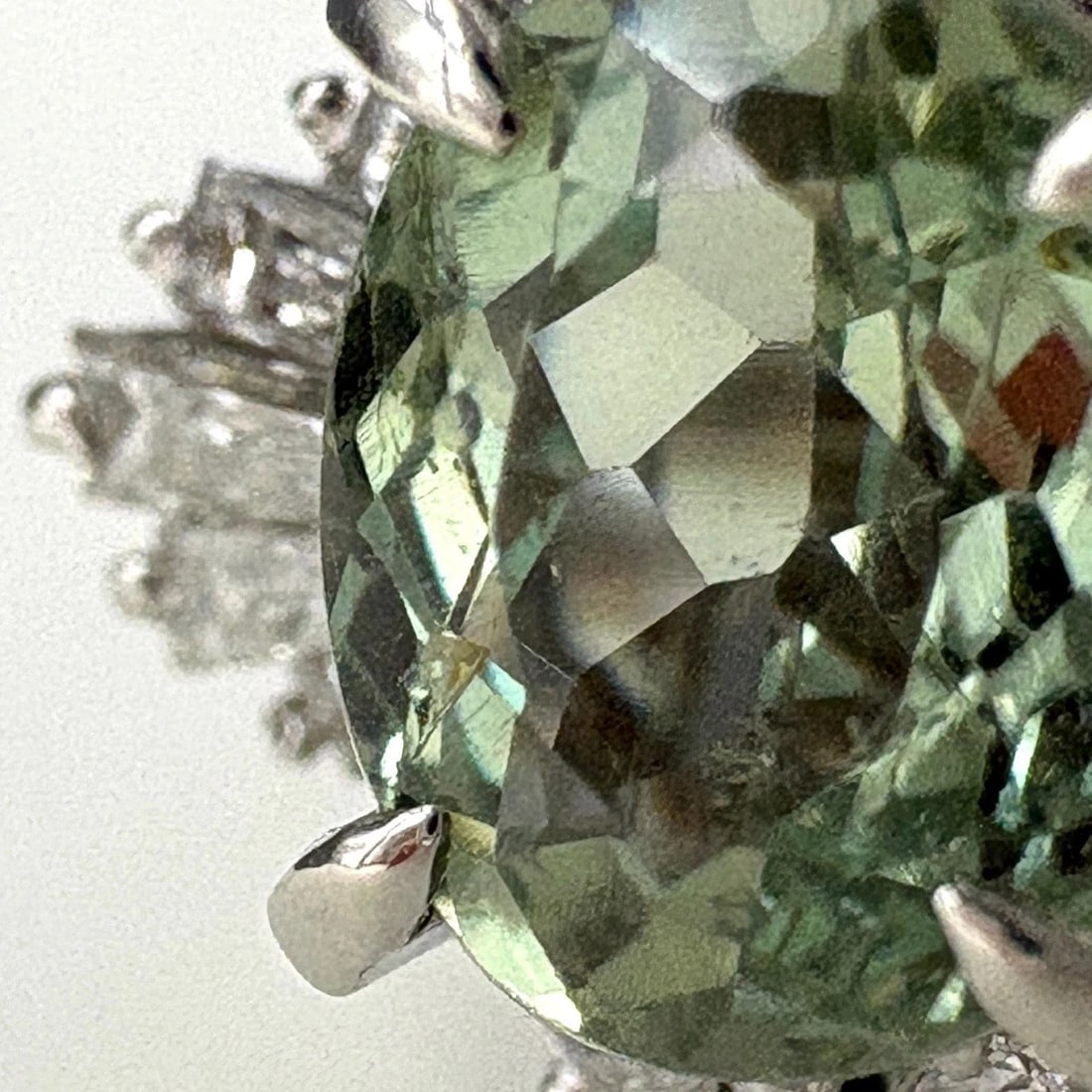 ALEXANDRITE DESIGN RING PLATINUM RING - 3