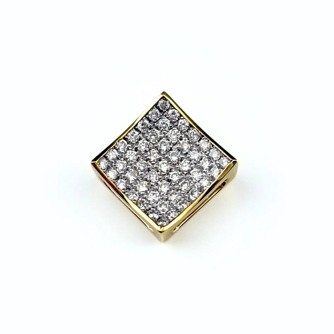 MELEE DIAMOND DESIGN PENDANT HEAD YG YELLOWGOLD (1 of 2)