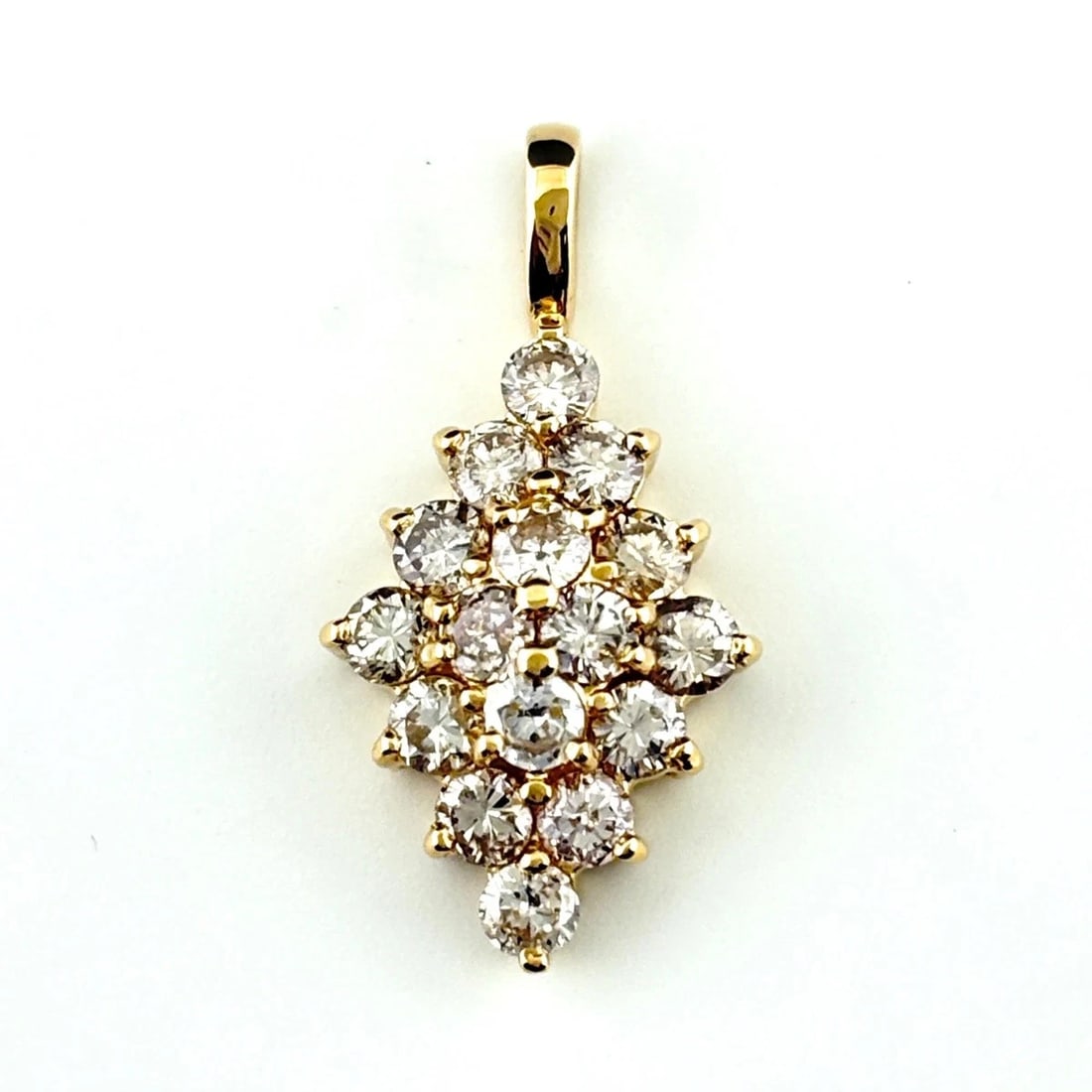 MELEE DIAMOND PENDANT HEAD YG YELLOWGOLD (1 of 2)