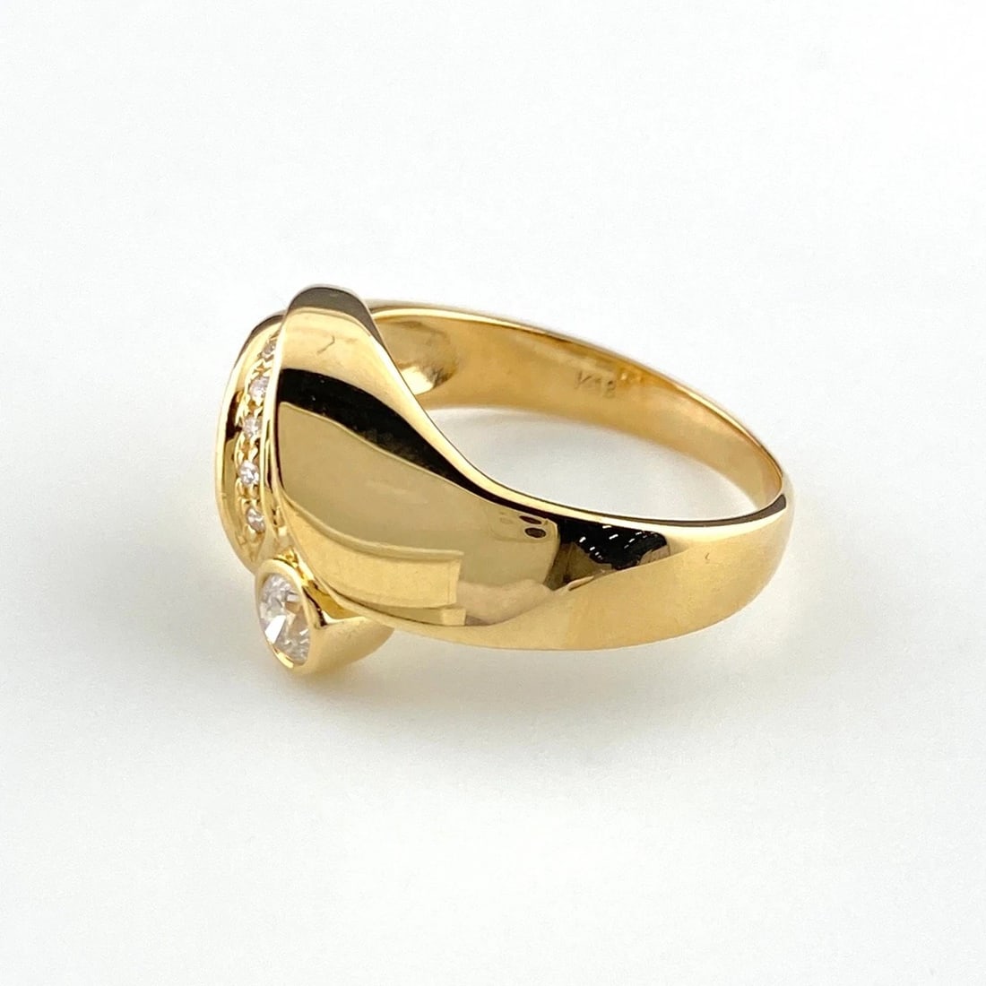 MELEE DIAMOND DESIGN YG YELLOWGOLD RING (1 of 2)