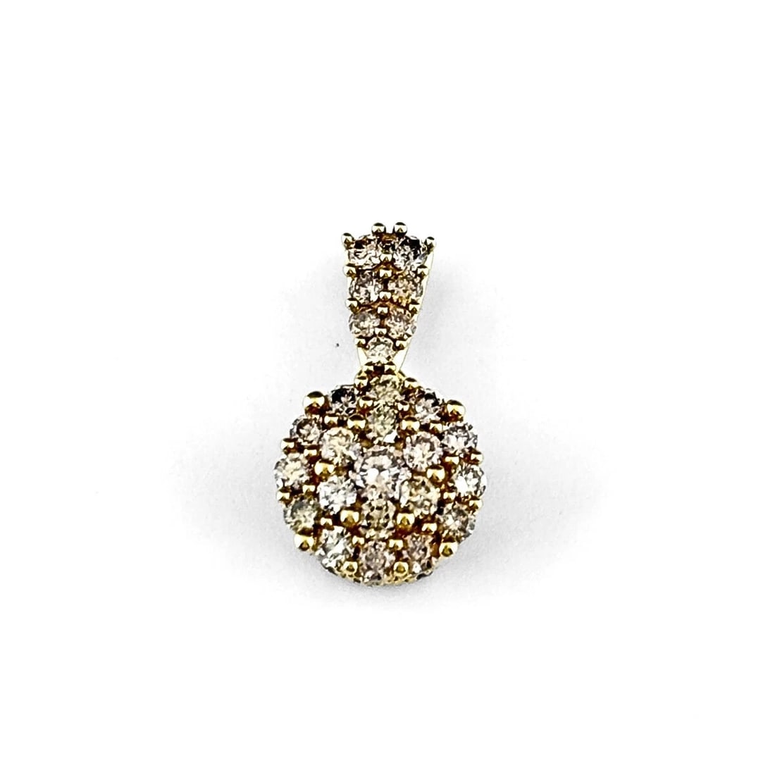 MELEE DIAMOND PENDANT HEAD YG YELLOWGOLD (1 of 2)